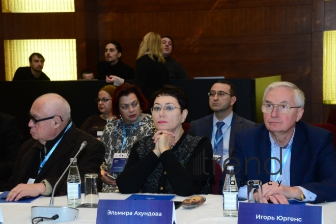 Baku Moscow  dialogue of cultures  conference Azerbaijan Baku Yanuary 24 2020