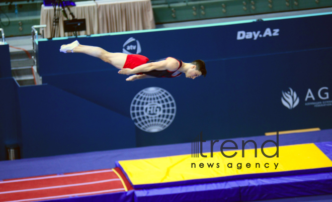 Bakıda batut gimnastikası və tamblinq üzrə Dünya Kuboku start götürüb.Azərbaycan Bakı 15 fevral 2020