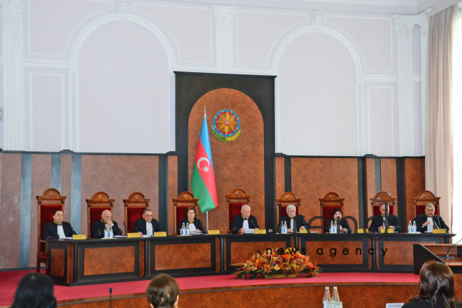 Azerbaijans Constitutional Court approves parliamentary election results. Azerbaijan Baku 5 march 2020