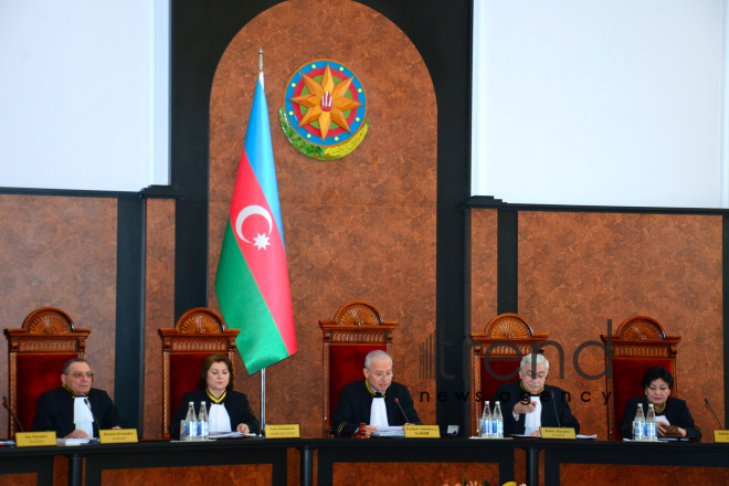 Azerbaijans Constitutional Court approves parliamentary election results. Azerbaijan Baku 5 march 2020