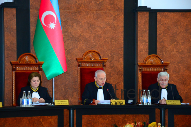 Azerbaijans Constitutional Court approves parliamentary election results. Azerbaijan Baku 5 march 2020