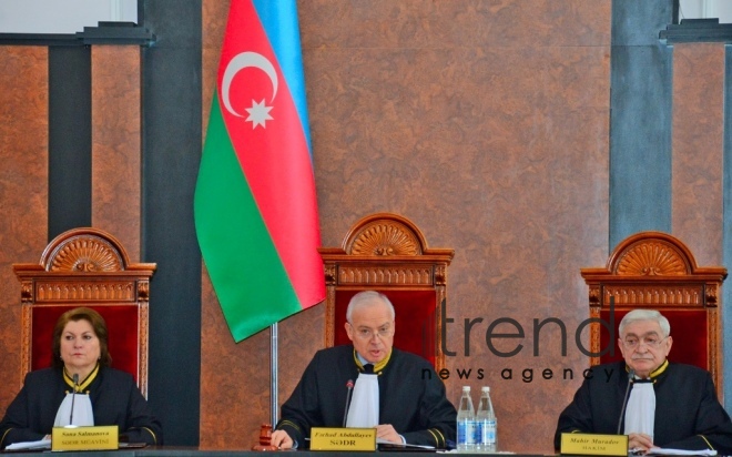 Azerbaijans Constitutional Court approves parliamentary election results. Azerbaijan Baku 5 march 2020