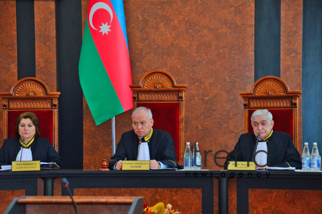 Azerbaijans Constitutional Court approves parliamentary election results. Azerbaijan Baku 5 march 2020