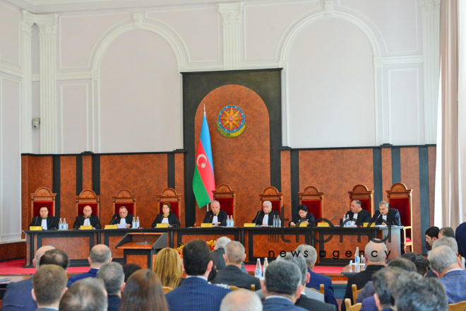 Azerbaijans Constitutional Court approves parliamentary election results. Azerbaijan Baku 5 march 2020