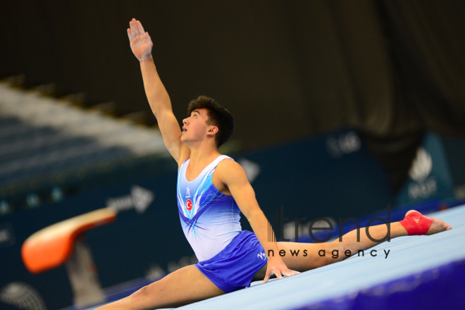 AGF Junior Trophy International Tournament in Mens Artistic Gymnastics kicks off in Baku.Azerbaijan Baku 10 march 2020