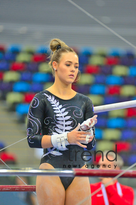 Bakıda idman gimnastikası üzrə Dünya Kubokunun birinci günü start götürüb Azərbaycan Bakı 12  mart 2020