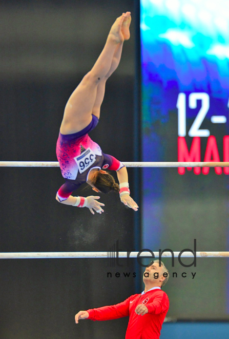 FIG Artistic Gymnastics World Cup kicks off in Baku  Azerbaijan  Baku  march 12  2020 
