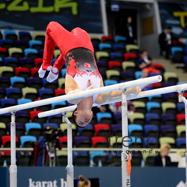 Bakıda idman gimnastikası üzrə Dünya Kubokunun birinci günü start götürüb Azərbaycan Bakı 12  mart 2020