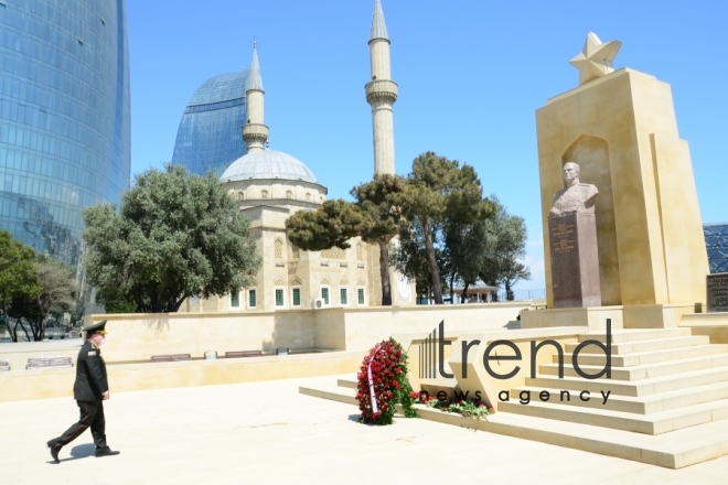 Azerbaijan marks Day of Victory in Great Patriotic War.Azerbaijan Baku may 9 2020