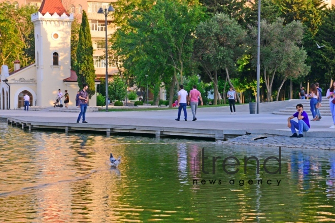 Dədə Qorqud parkı  Bakı  Azərbaycan 21 iyul 2020 