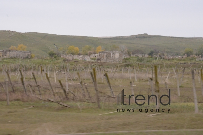 Armenians completely destroy cemetery in Fuzuli district. Fuzuli  Azerbaijan 19 november 2020
