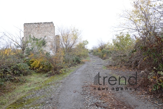 Armenians completely destroy cemetery in Fuzuli district. Fuzuli  Azerbaijan 19 november 2020
