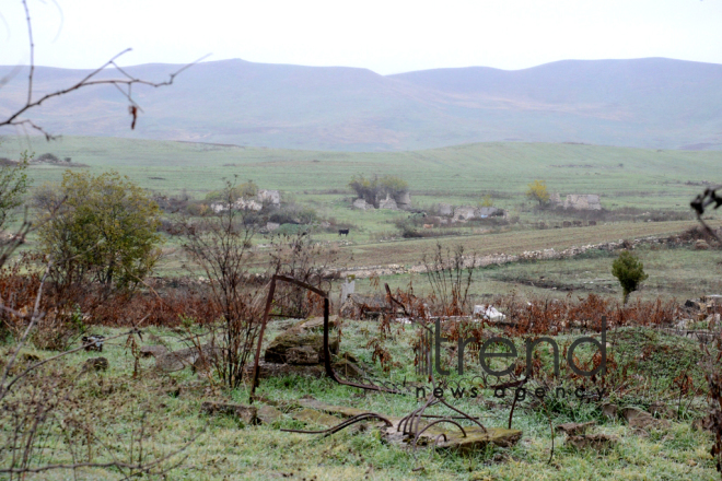 Armenians completely destroy cemetery in Fuzuli district. Fuzuli  Azerbaijan 19 november 2020
