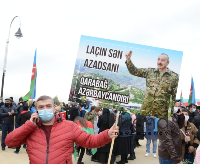 Lachin residents visit Alley of Martyrs in Azerbaijans Baku  Azerbaijan Baku  1 december 2020                                           
