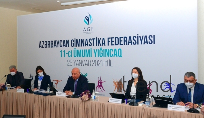 Azerbaijan Gymnastics Federation holds its General Assembly and Executive Committee meeting.Azerbaijan Baku yanuary 25  2021
