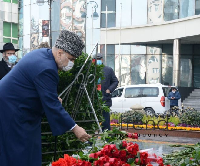 Azerbaijani public commemorates Khojaly genocide victims.Azerbaijan Baku 26 February 2021