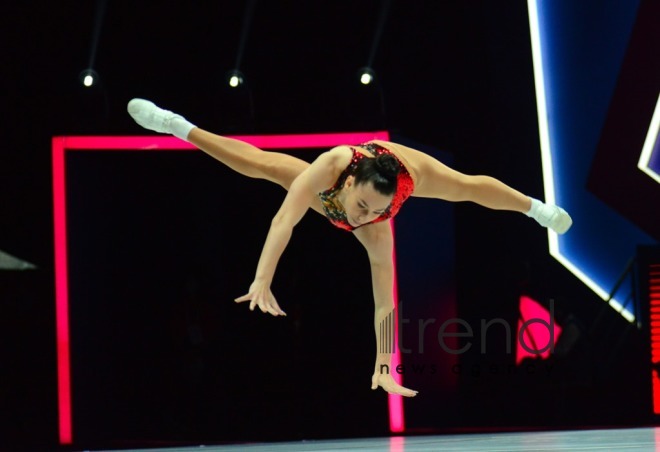 Baku hosts opening ceremony of Aerobic Gymnastics World Age Group Competition Azerbaijan Baku May 21 2021
