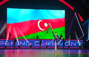 Baku hosts opening ceremony of Aerobic Gymnastics World Age Group Competition Azerbaijan Baku May 21 2021
