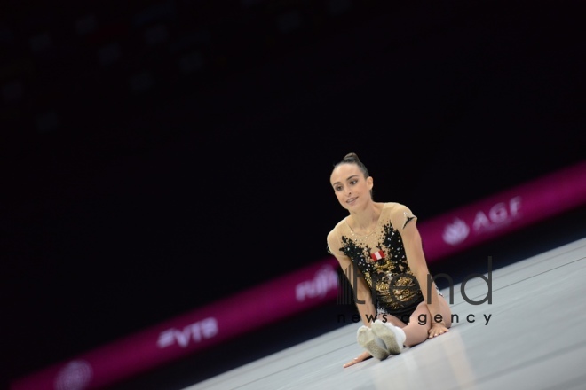 Baku holds opening ceremony of 16th FIG Aerobic Gymnastics World Championships.Azerbaijan Baku May 27 2021