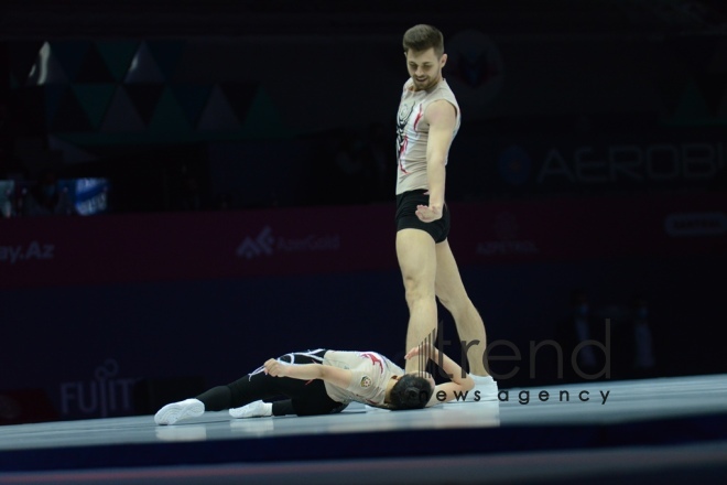 Лучшие моменты второго дня чемпионата мира по аэробной гимнастике в Баку.Азербайджан Баку 28 мая 2021



