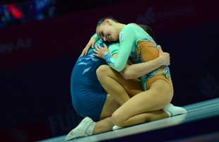 Best moments of second day of 16th World Aerobic Gymnastics Championships in Baku.Azerbaijan Baku May 28 2021