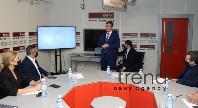 Azerbaijan’s Trend news agency holds discussions on bill "On Media"  Azerbaijan Baku 3 August 2021 
 
 