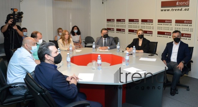 Azerbaijan’s Trend news agency holds discussions on bill "On Media"  Azerbaijan Baku 3 August 2021 
 
 