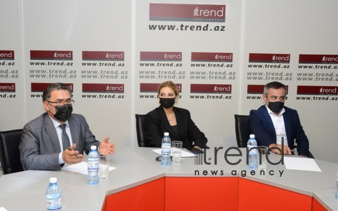 Azerbaijan’s Trend news agency holds discussions on bill "On Media"  Azerbaijan Baku 3 August 2021 
 
 