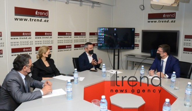 Azerbaijan’s Trend news agency holds discussions on bill "On Media"  Azerbaijan Baku 3 August 2021 
 
 