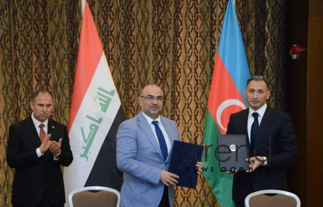 В Баку подписан протокол по итогам второго заседания Совместной комиссии Азербайджана и Ирака Азербайджан Баку 3   августа 2021
