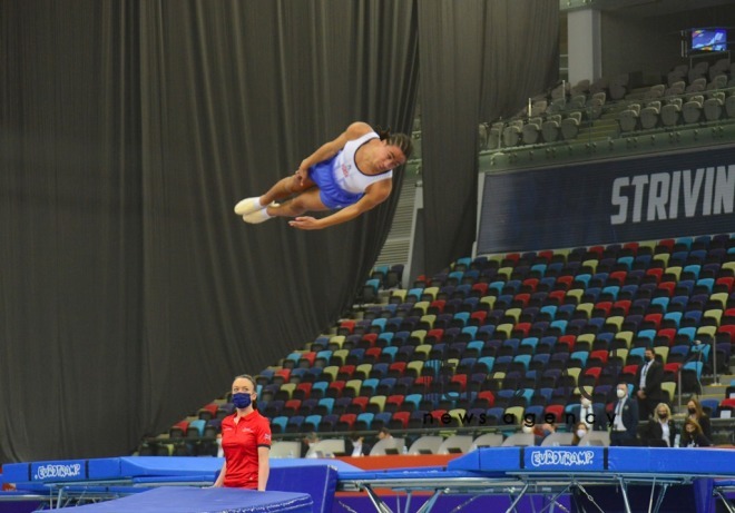 Bakıda Batut Gimnastikası üzrə 28-ci Dünya Yaş Qrupları Yarışlarının açılış mərasimi keçirilib Azərbaycan Bakı 25 noyabr 2021