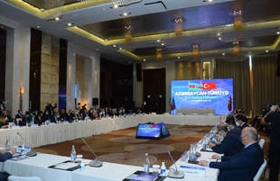 Baku holding Azerbaijani Turkish Energy Forum Azerbaijan Baku 22 december 2021