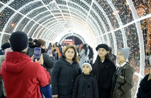 Baku on the New Year eve Azerbaijan Baku 30 december 2021