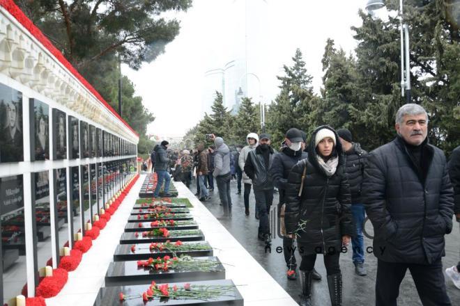 Азербайджанский народ чтит светлую память жертв трагедии 20 января.Азербайджан Баку 20 января 2022