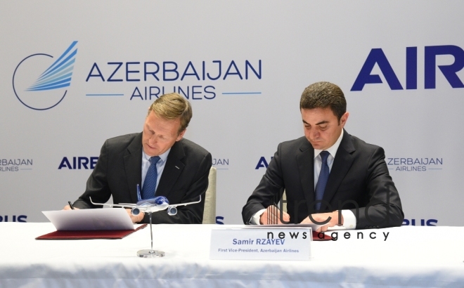 Азербайджанские Авиалинии заказали 12 самолетов семейства A320neo Азербайджан Баку 6 апреля 2023
